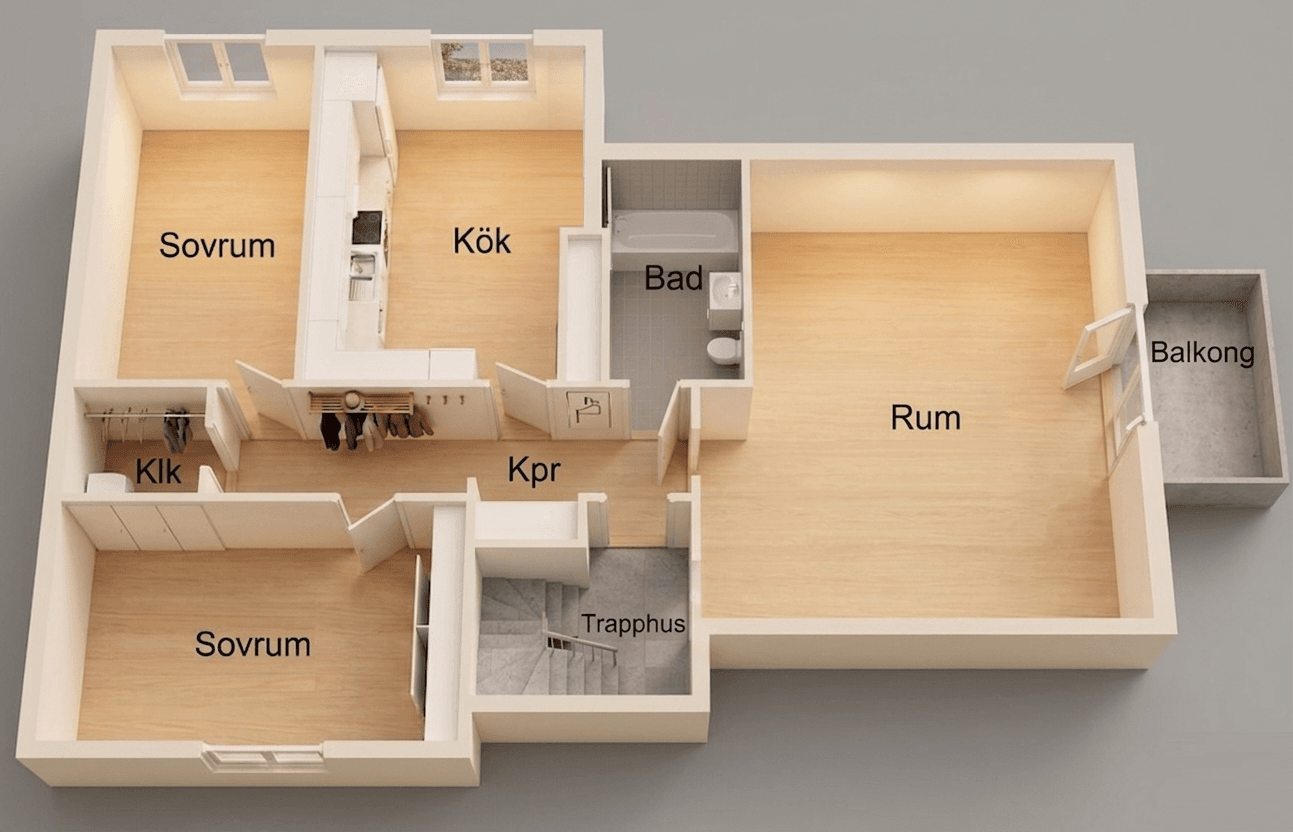 3-rum lägenhet i Åseda, Östra Esplanaden - bild 2