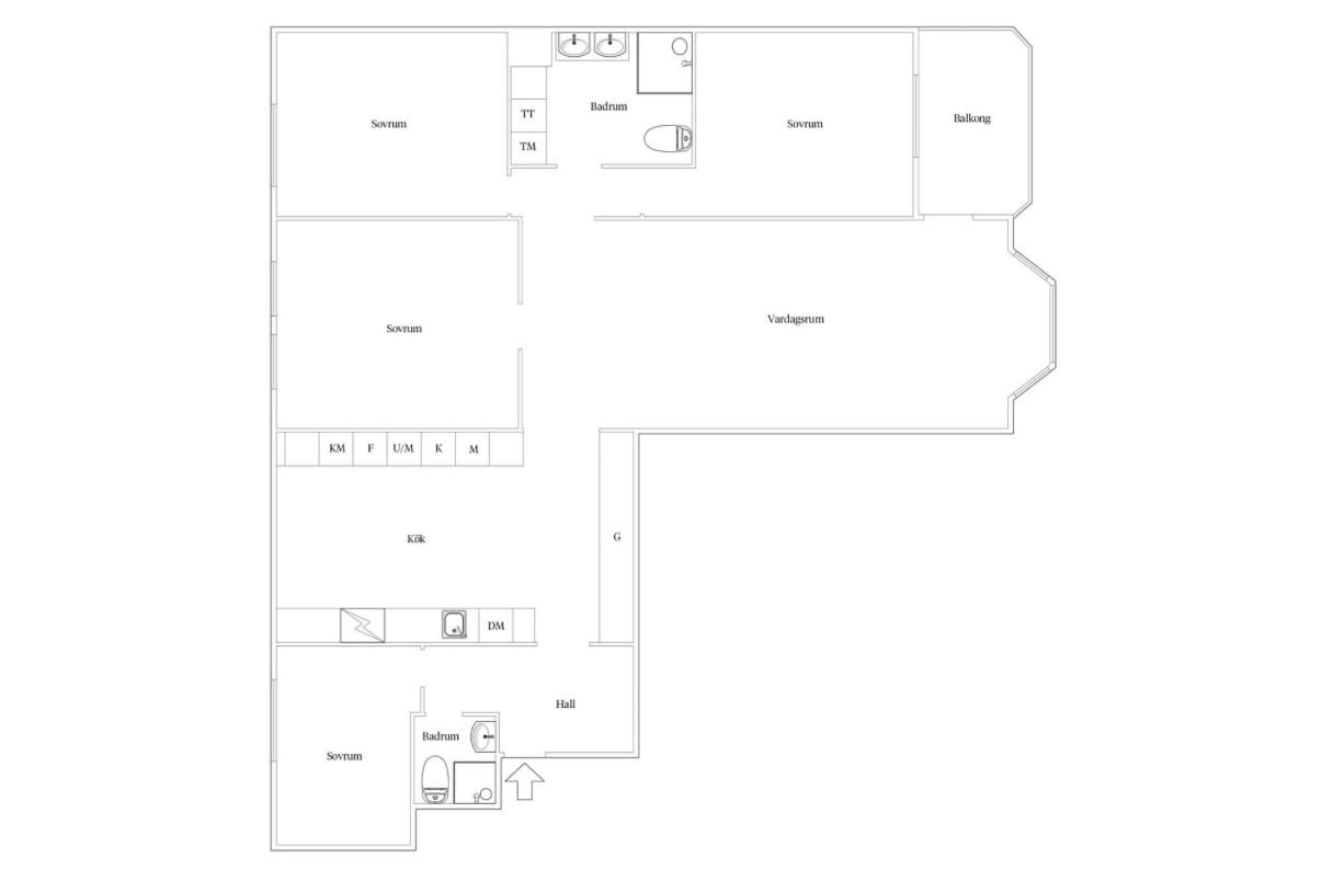 5-room apartment in Malmö, Majorsgatan - image 2